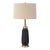 Spyglass Black Wood Grain Table Lamp For Sale