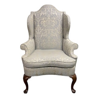 Vintage Southwood Traditional Wingback Chair For Sale