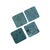 Evergreen Marble Coaster Set of 4 For Sale - Image 9 of 11