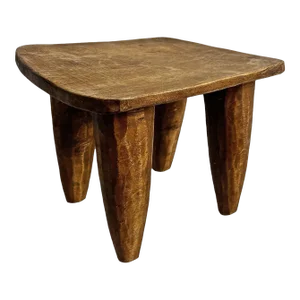 Small Vintage Nupe Wood Stool