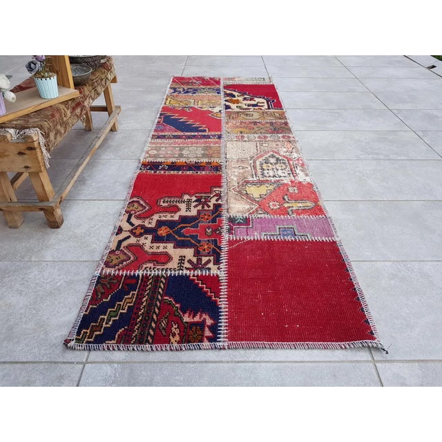 Turkish Ethnic Vintage Anatolian Carpet For Sale - Image 3 of 10
