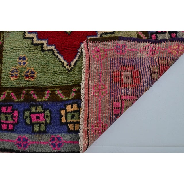 Wool on Wool Vintage Home Decor Rug For Sale - Image 10 of 10