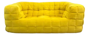 Yellow Kashima Two-Seater Sofa Ligne Roset