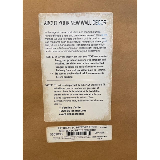 This beautiful painting by the famous artist, Henry Peeters, is titled "Pathway to Bedford Ridge". It is a hand-...