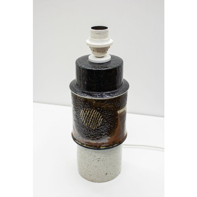 Rörstrand Ceramic Table Lamp by Inger Persson for Rörstrand, 1960s For Sale - Image 4 of 9