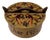 Vintage Norwegian Hand-Painted Bentwood Tine Box With Rosemaling, 1981 For Sale