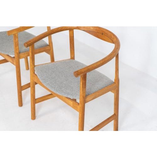 PP203 Armchairs by Hans J. Wegner, Set of 2 For Sale - Image 4 of 14
