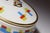German Art Deco Ceramic and Brass Biscuit Tin With Geometric Motif For Sale - Image 17 of 18