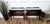 Mid-Century Art Deco Italian Nightstands with Walnut Glass Top, 1950s, Set of 2 For Sale - Image 9 of 11