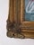 Gold Vintage Ornate Gold Picture Frame With Original Swan Oil Painting, Baroque Wall Art, Gilded Hollywood Regency Decor For Sale - Image 8 of 9