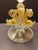 Murano Glass 3 Dolphin Tazza Compote Rigadin Gold Polveri Attr Salviati For Sale - Image 10 of 16