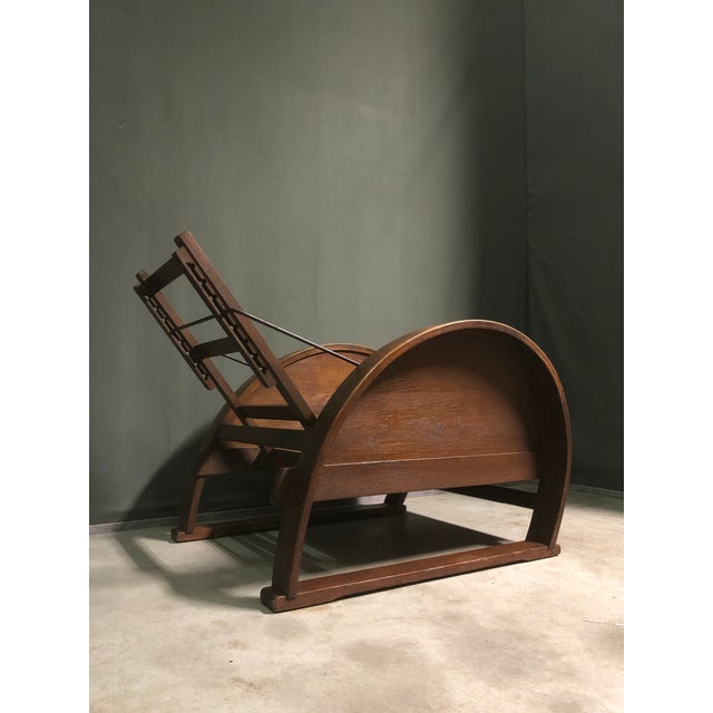 Vintage Reclining Lounge Chair, 1930s For Sale - Image 6 of 18