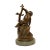 French Hand Carved Bronze Sculpture, 1950 For Sale - Image 3 of 5