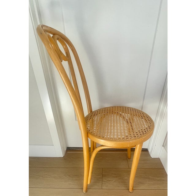 A classic and authentic bistro chair, created by Michael Thonet, manufactured in the ZPM Radomsko factory in Poland....