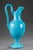 Early 19th Century Charles X Blue Opaline Crystal Ewer For Sale - Image 3 of 5