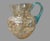 Early 20th Century Antique Victorian Floral Hand Painted Enamel Decorated Art Glass Pitcher With 6 Glasses For Sale - Image 5 of 10
