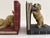 Mid-Century Modern Vintage Golden Retriever Bookends – Heavy Resin Figural Dog Pair For Sale - Image 3 of 13