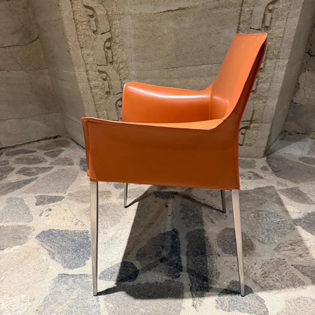 Colter Dining Arm Chair by Nuevo Contemporary Modern For Sale - Image 9 of 9