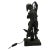 Bronze Optic Night Lamp Boy with Goose, Paris For Sale - Image 3 of 11