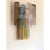Multicolored Squared Murano Glass Wall Sconces, Set of 2 For Sale - Image 11 of 13