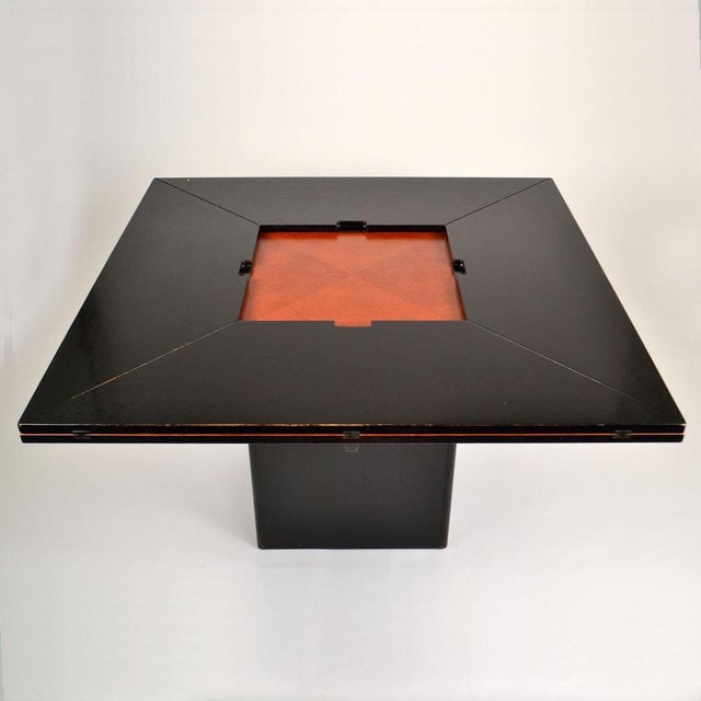 Square Dining Table attributed to Pauvers Van Den Berghe, 1970s For Sale - Image 3 of 18