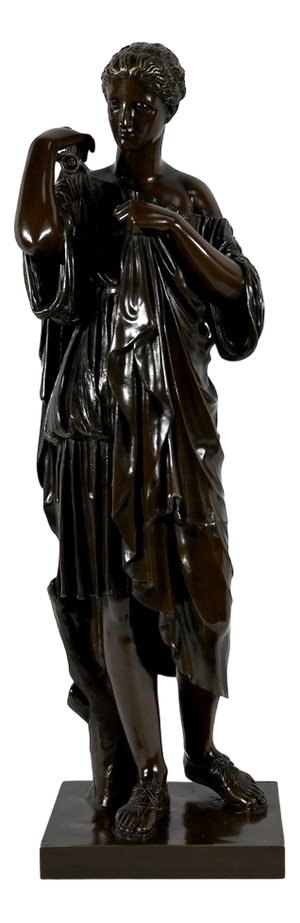 French School Artist, Roman Woman, Early 1900s, Bronze