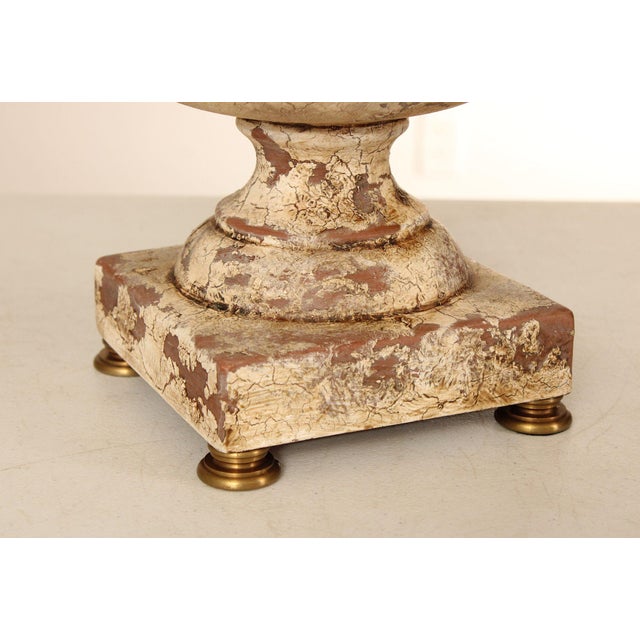 Visual Comfort Classical Style Terra Cotta Table Lamp For Sale - Image 10 of 12
