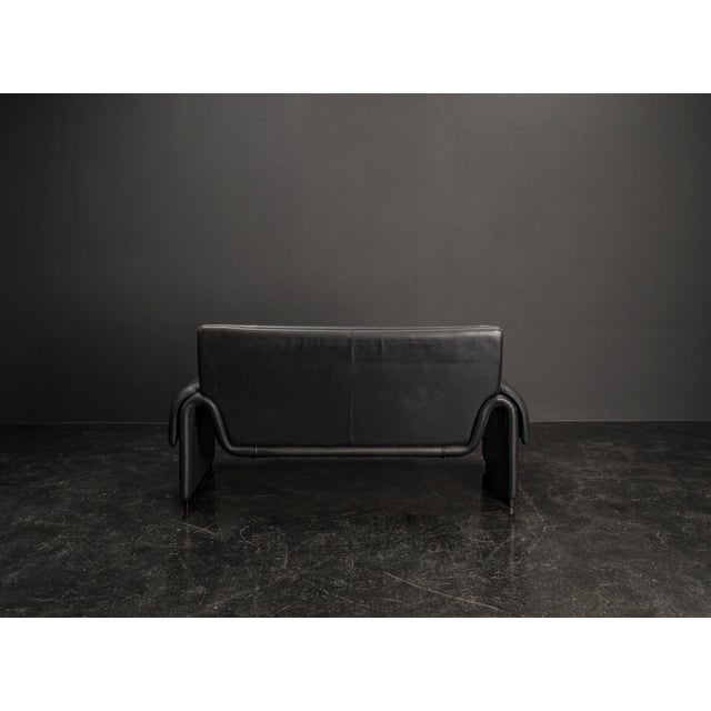 DS 2011-12 Sofa in Blue Leather from de Sede, 1980s For Sale - Image 10 of 17
