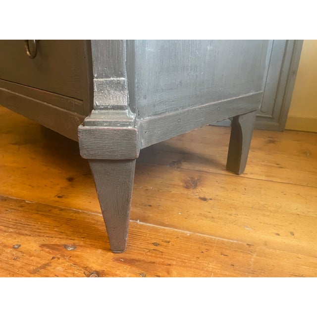 Wood Dutch Chest of Drawers in Pine For Sale - Image 7 of 18