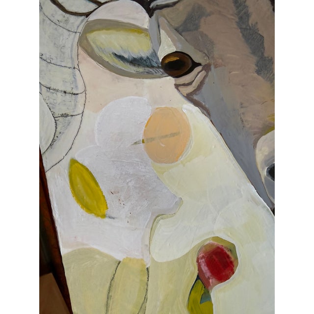 "Ram Stare" a Ram Painting For Sale - Image 4 of 12