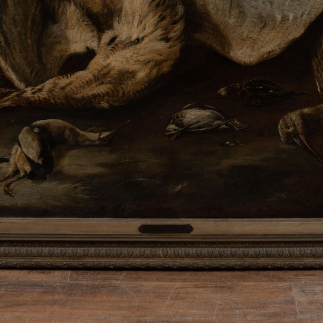 18th Century Original Italian Oil on Canvas Large Still Life by Baldassarre De Caro For Sale - Image 11 of 13