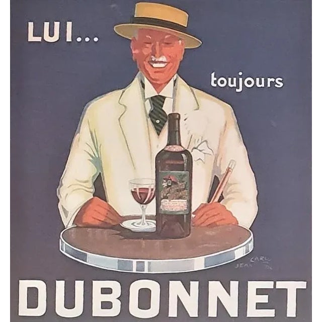 1924 Rair PAIR-Dubonnet Print-By Jean Carlu, Matted For Sale - Image 4 of 9