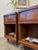 Brown Vintage Pair of Walnut Nightstands For Sale - Image 8 of 9