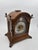 Vintage Tempus Fugit Table Clock in Wooden Case with Brass Details For Sale - Image 17 of 17