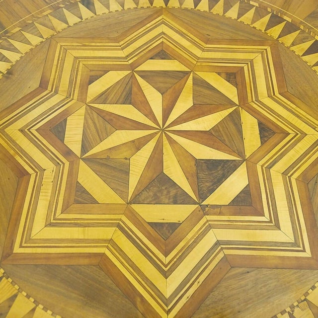 Antique Sorrentine Inlaid Table, 1850s For Sale - Image 14 of 15