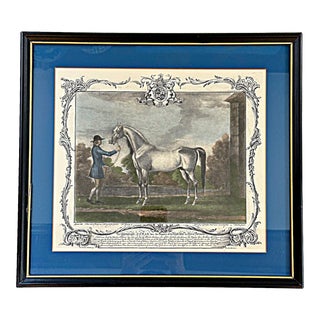 Vintage Engraved Equestrian Framed Print by James Seymour For Sale