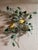 French Country Vintage Metal Wall Sculpture of Songbirds in Blossoming Branches With Nest For Sale - Image 3 of 7