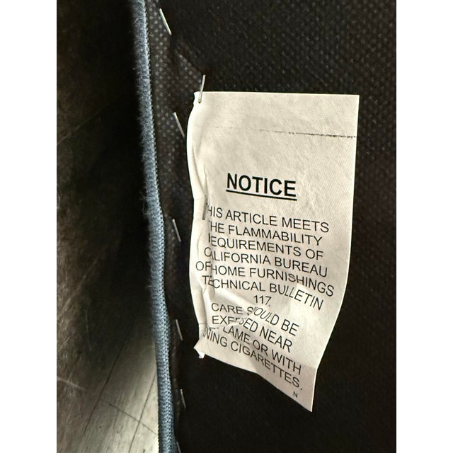 Bespoke Blue Velvet + Oak Wood Dining Chairs, Set of Twelve For Sale - Image 12 of 12