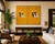 Japanese Crane Diptych, Oversized Gold Wall Art Collection, 16" X 24" For Sale In Buffalo - Image 6 of 9