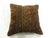 Rustic Antique Rug Pillow For Sale - Image 4 of 5