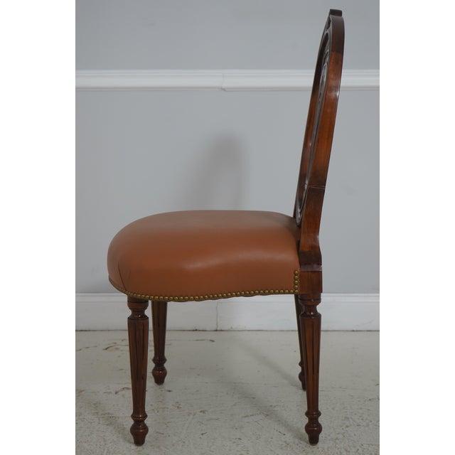 Set of 8 French Louis XVI Style Dining Room Chairs For Sale - Image 4 of 18