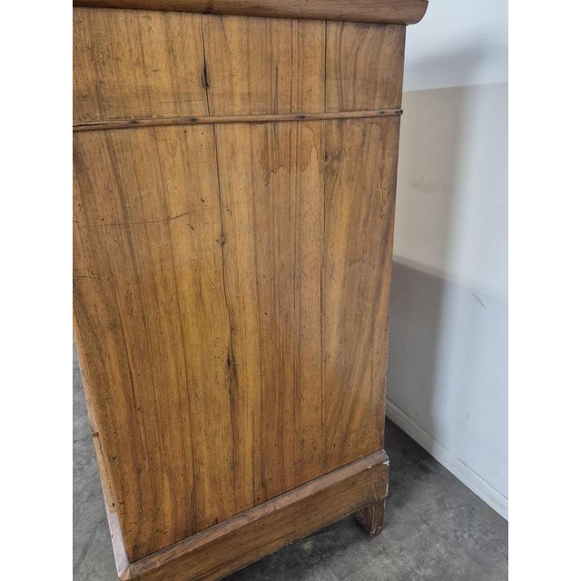 Wood Louis Philippe Style Chest of Drawers in Burr Walnut Veneer For Sale - Image 7 of 12