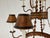 1920s Custom Rustic Italian Two Tier Tole Chandelier For Sale - Image 13 of 13
