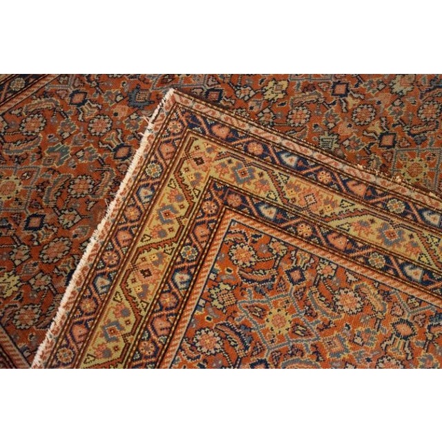 Antique 20th Century Persian Malayer Runner With Geometric Lattice - Rug & Kilim For Sale In New York - Image 6 of 7