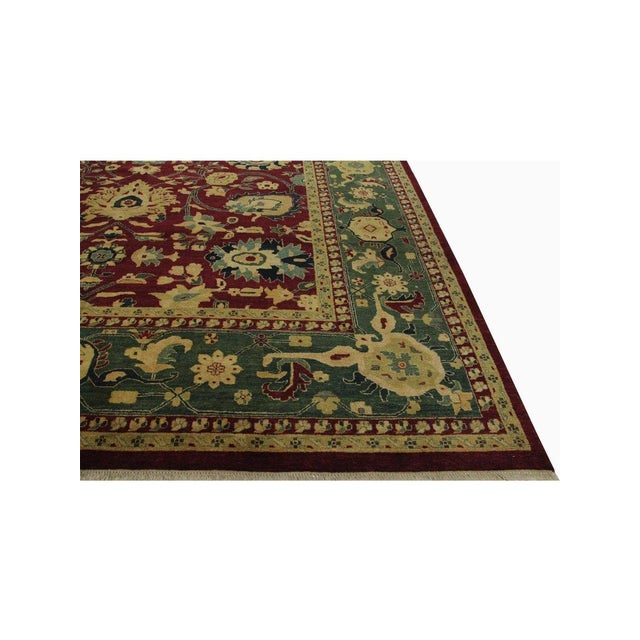 12x16 Handwoven Indian Agra Area Rug - 104665 For Sale - Image 4 of 11
