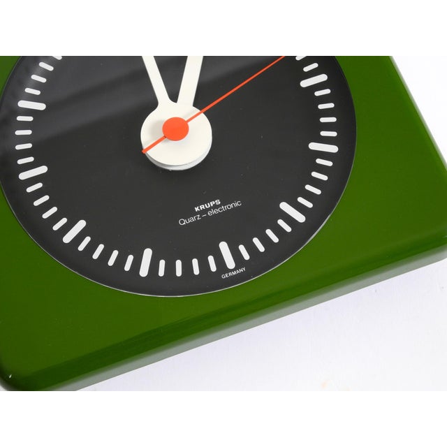 Plastic Space Age Wall Clock by Krups, 1970s For Sale - Image 7 of 14