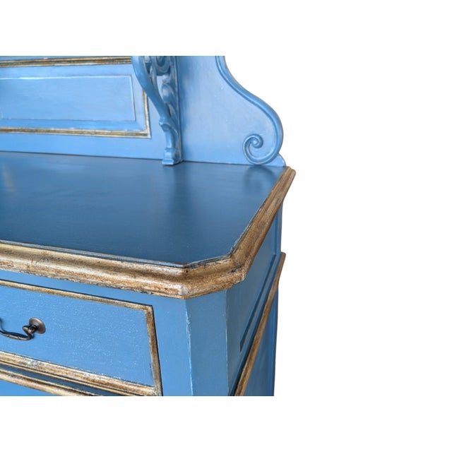 Vintage Mahogany Sideboard with Gold Leaf Details For Sale - Image 6 of 12