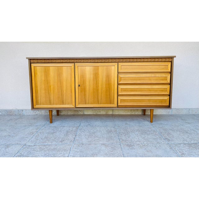 Vintage Scandinavian Walnut Sideboard, 1960s For Sale - Image 13 of 13