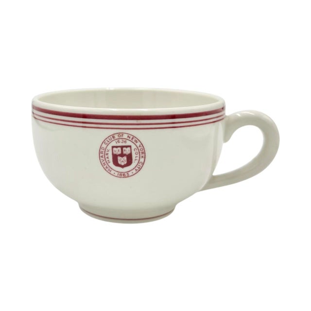 Vintage Harvard Club of New York City Cup & Saucer For Sale - Image 4 of 13