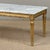 Bronze French Louis XVI Giltwood Coffee Table With Carrara Marble For Sale - Image 8 of 18